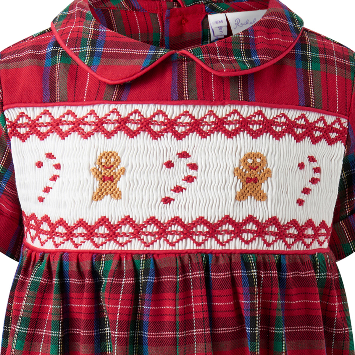 Gingerbread Smocked Babysuit