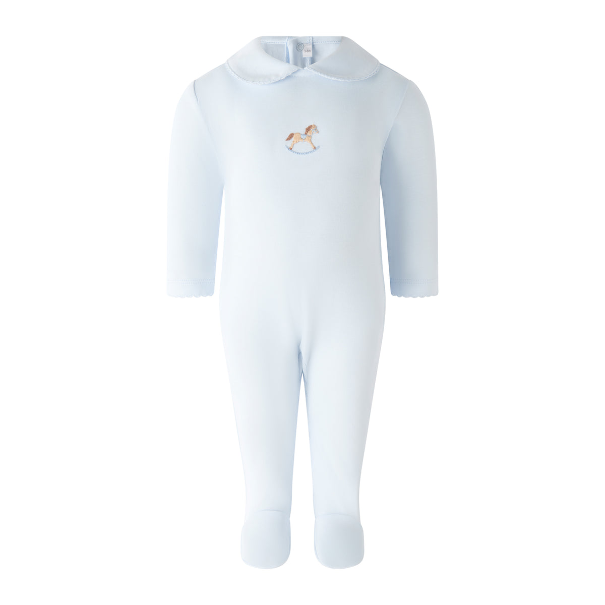 Blue Rocking Horse Babygro
