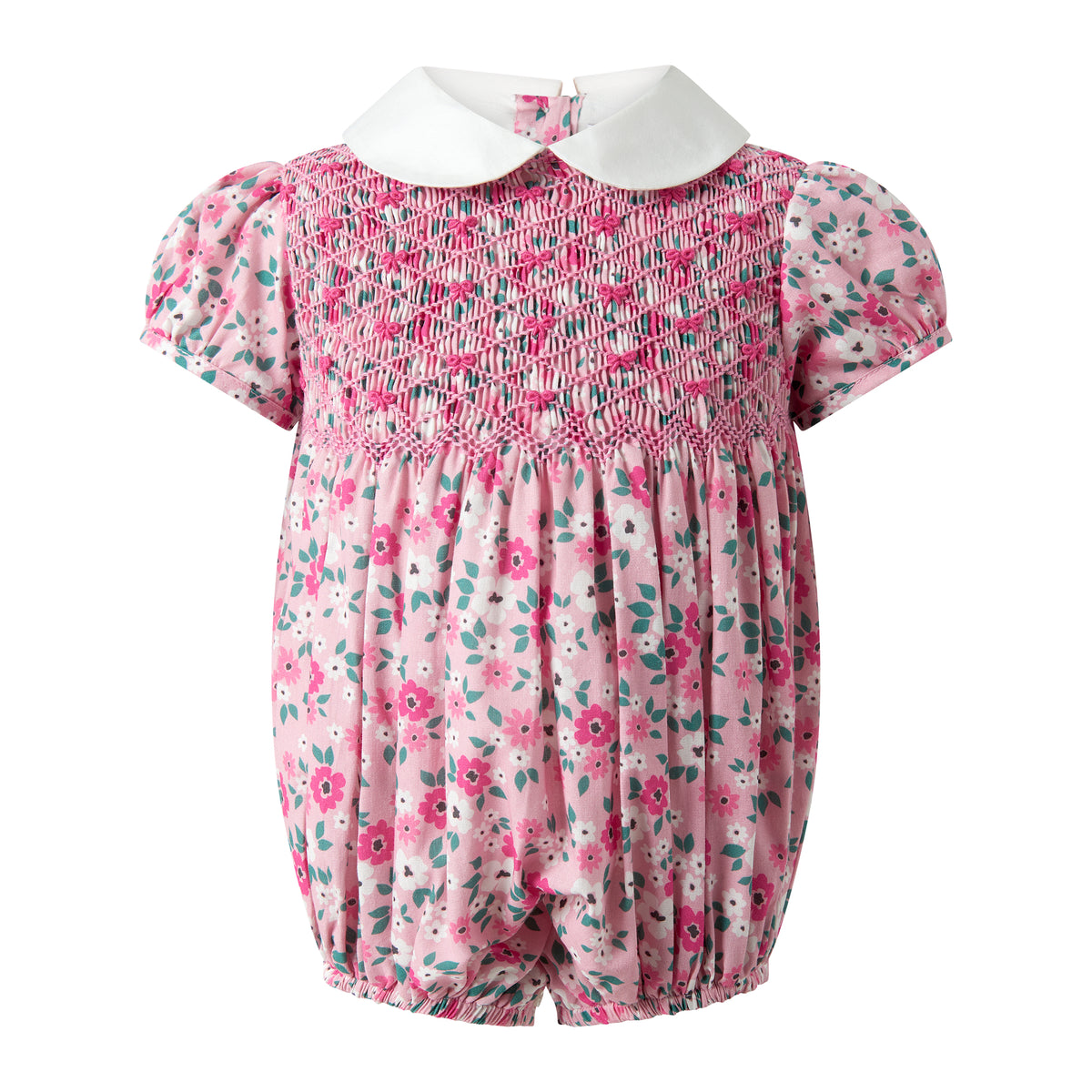 Blossom Flower Smocked Bubble