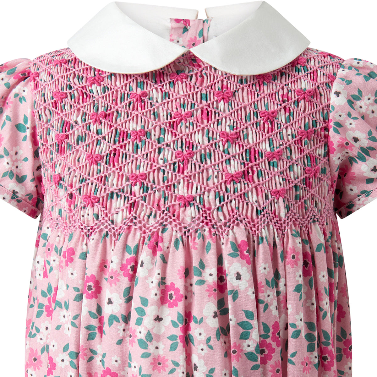 Blossom Flower Smocked Bubble