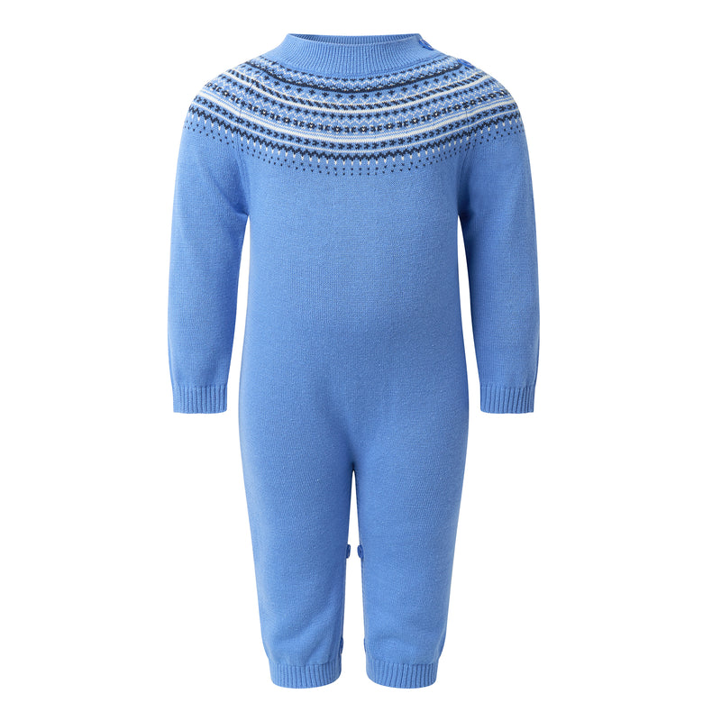 Blue Fairisle Playsuit