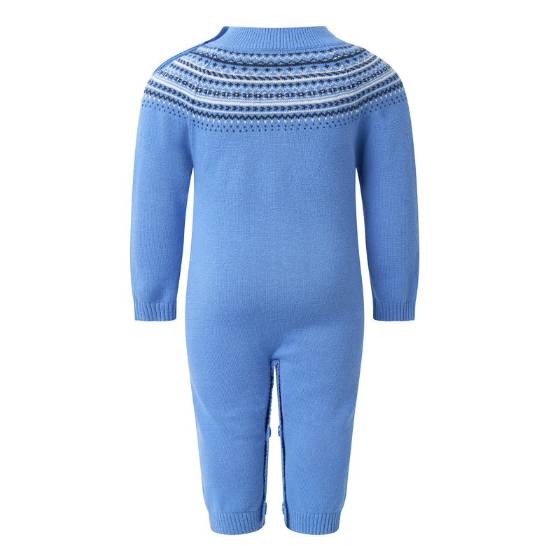 Blue Fairisle Playsuit