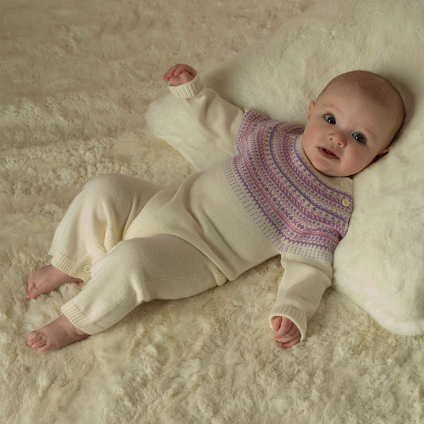 Ivory Fairisle Playsuit