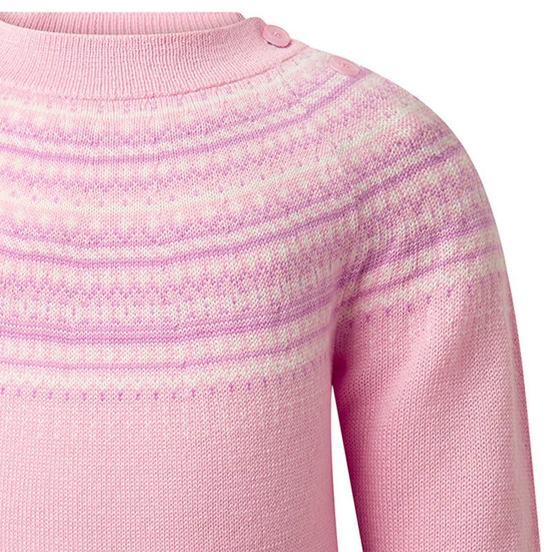 Pink Fairisle Playsuit