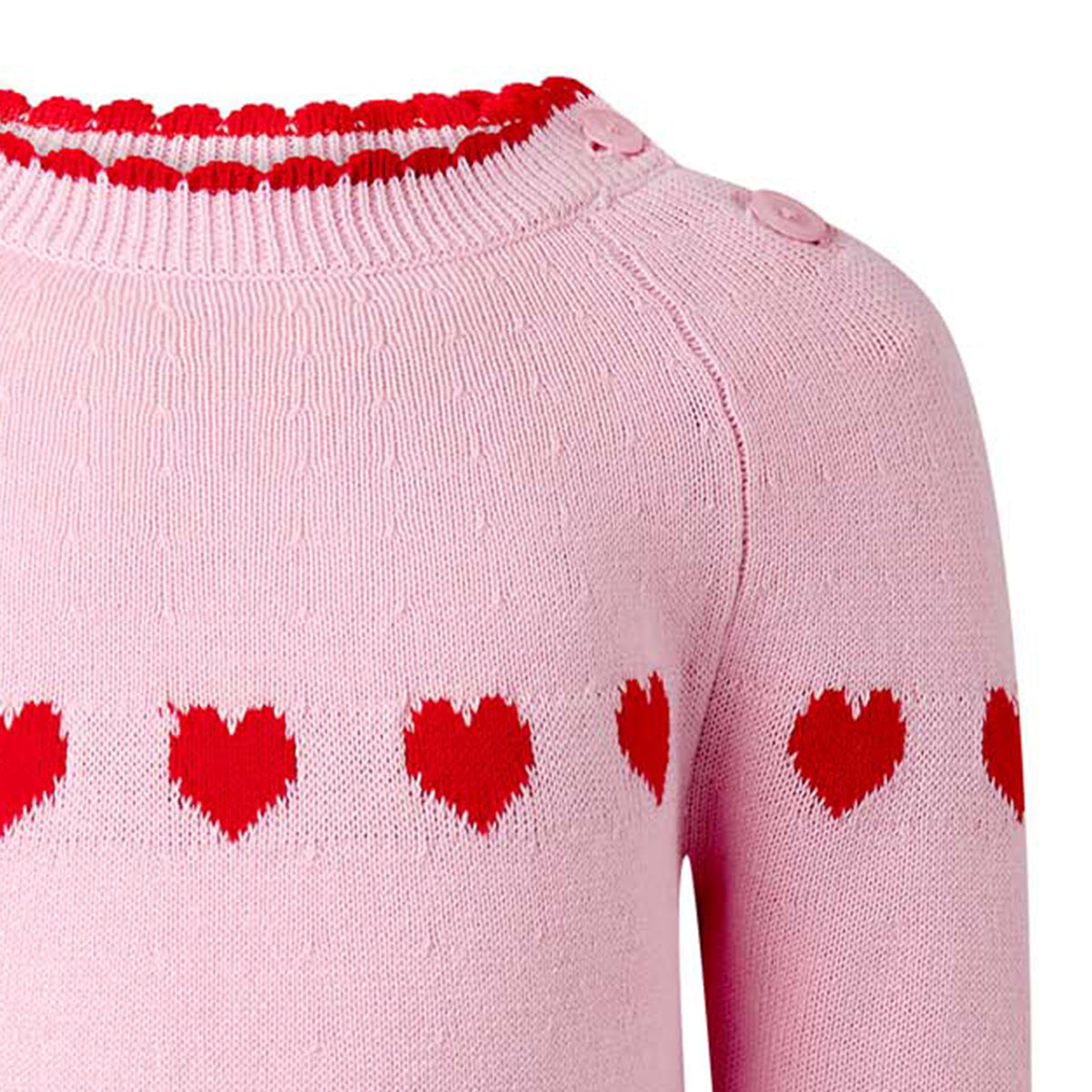 Heart Intarsia Playsuit
