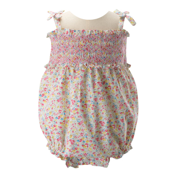 Floral Smocked Bubble