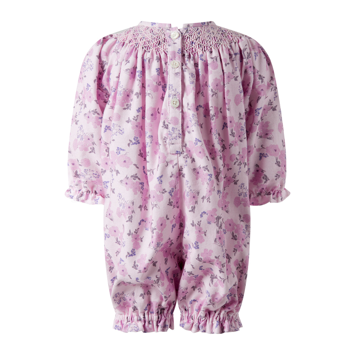 Lilac Smocked Babysuit