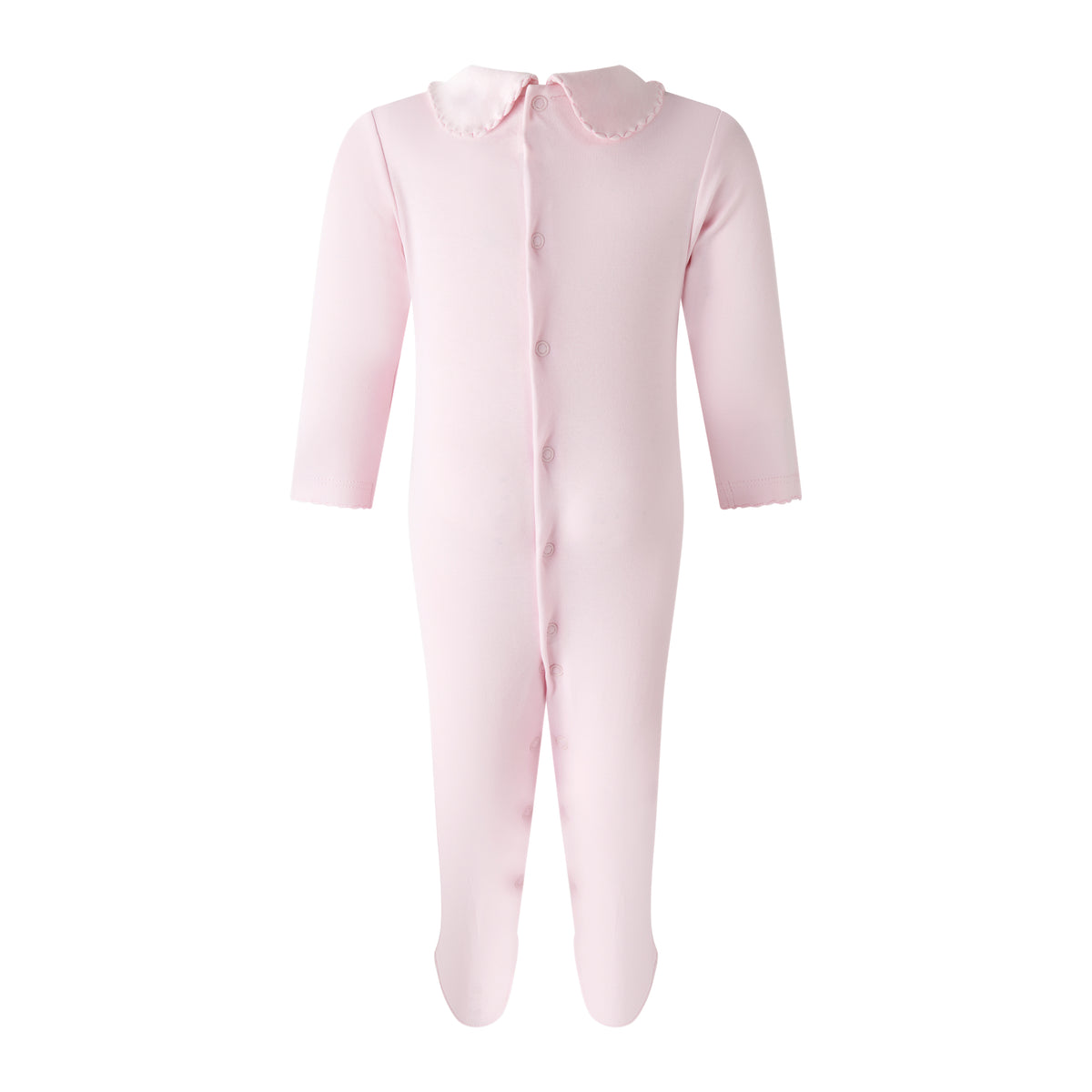 Pink Smocked Babygro