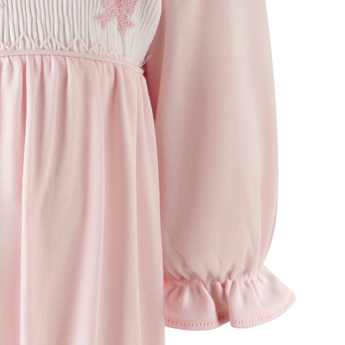 Bow Smocked Babysuit
