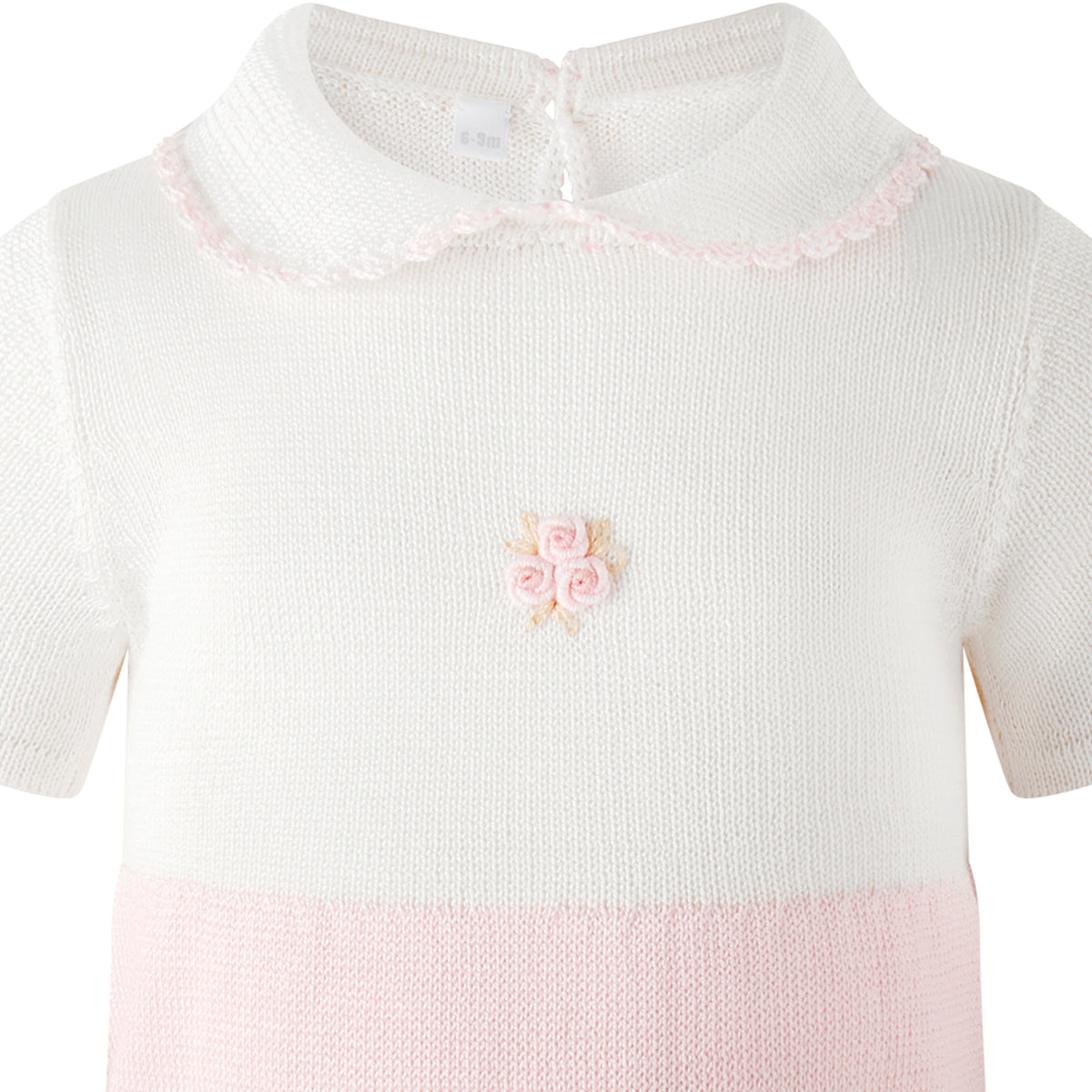 Rose Embroidered Babysuit