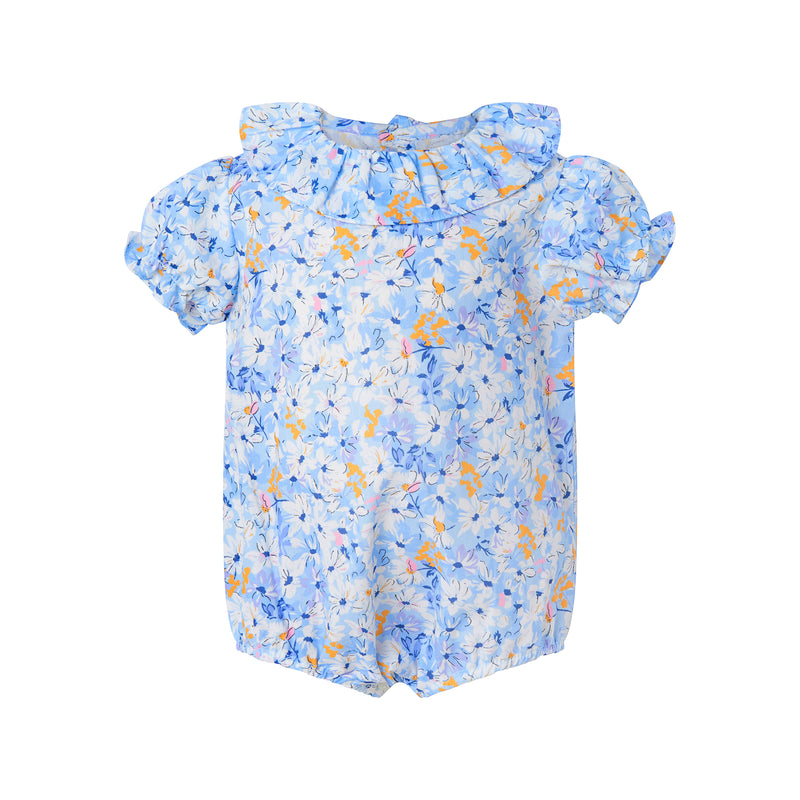 Daisy Frill Bubble, Blue