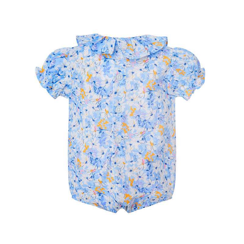 Daisy Frill Bubble, Blue