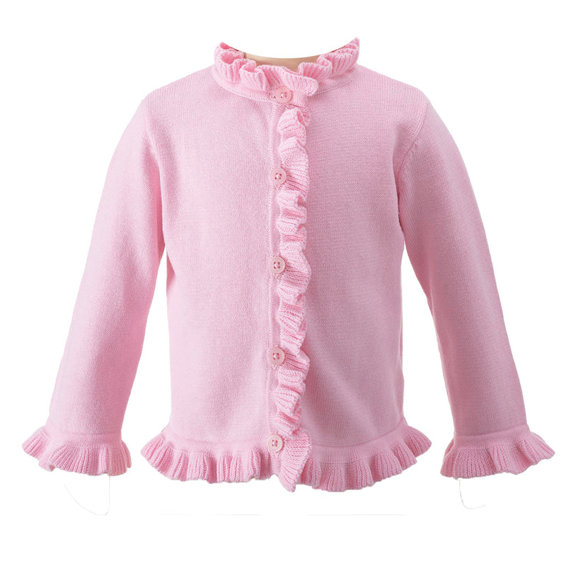 Pink Frill Cardigan