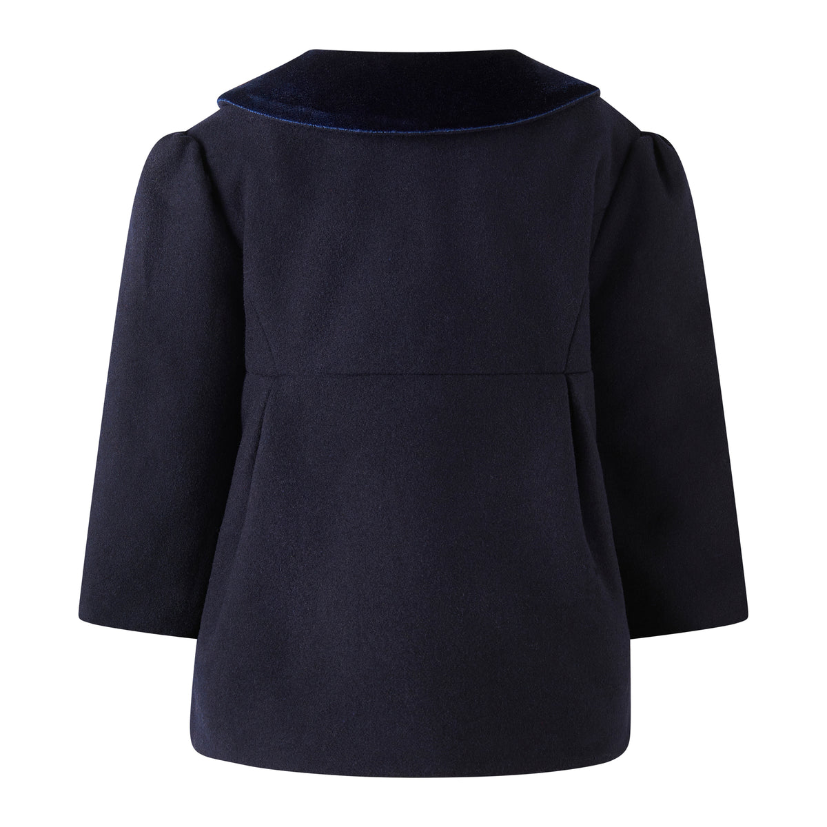 Navy Bow Coat