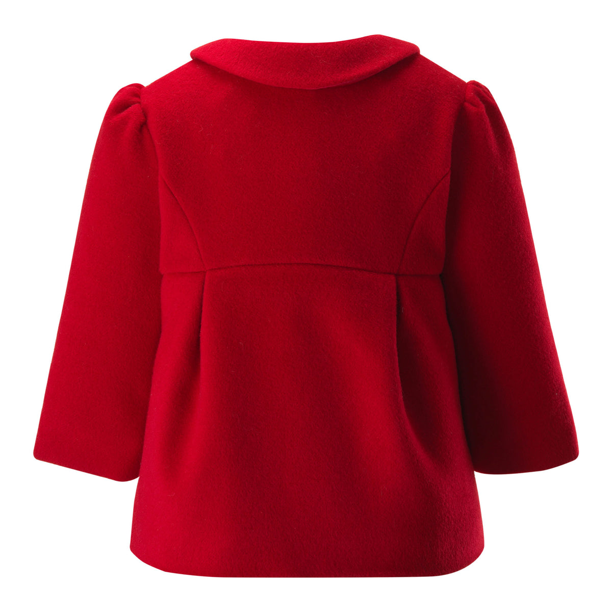 Red Bow Trim Coat