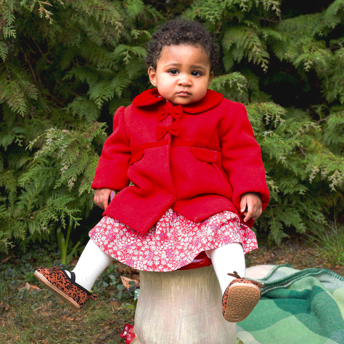 Red Bow Coat