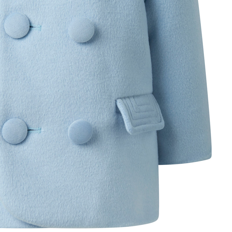 Double Breasted Coat and Bonnet
