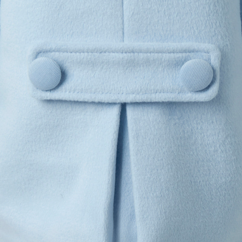 Double Breasted Coat and Bonnet