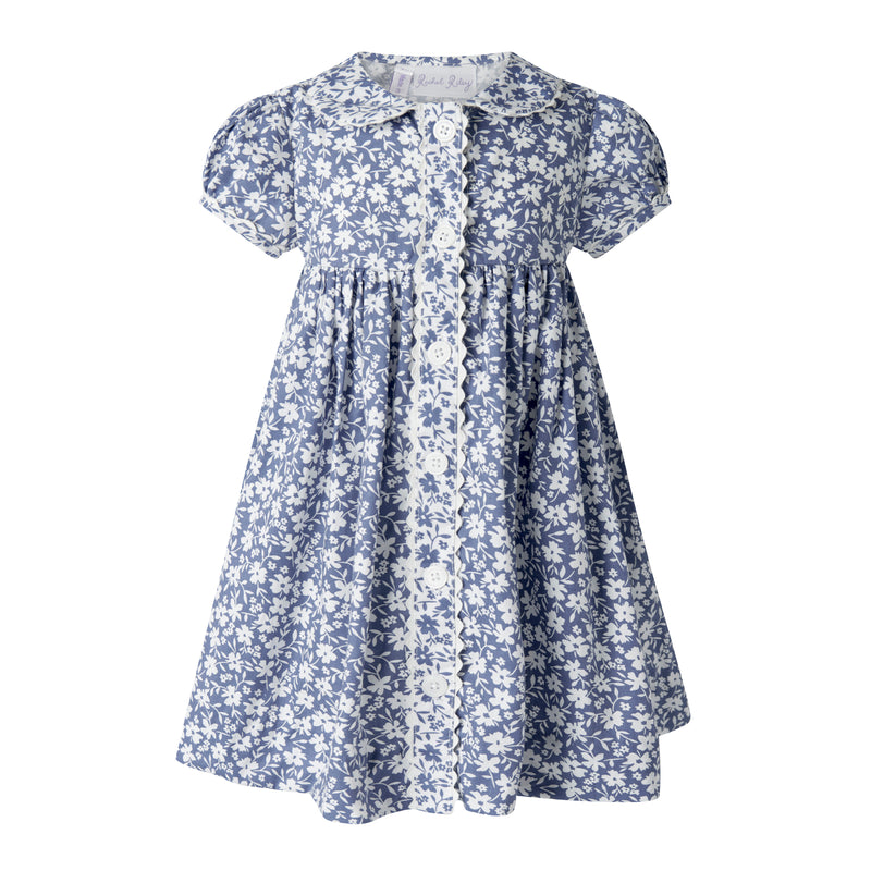 Floral Button-front Dress & Bloomers