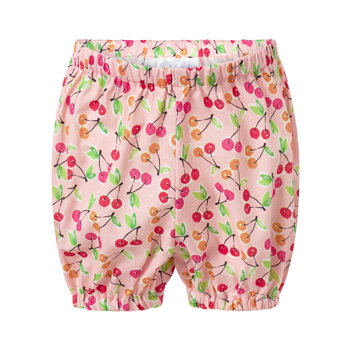 Cherry Button-Front Dress & Bloomers