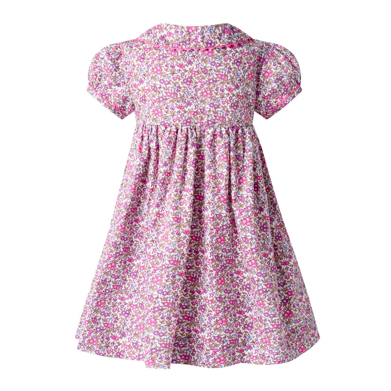Floral Button-front Dress & Bloomers