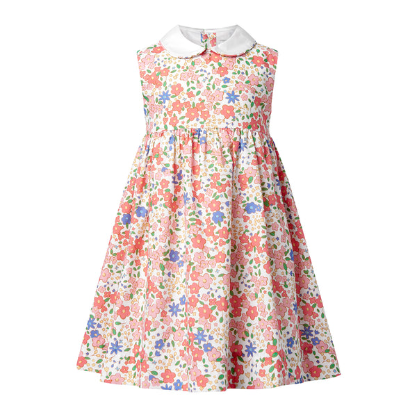Floral Peter Pan Collar Dress & Bloomers