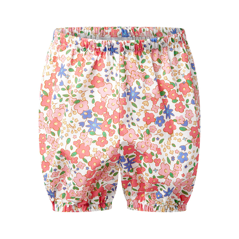 Floral Peter Pan Collar Dress & Bloomers