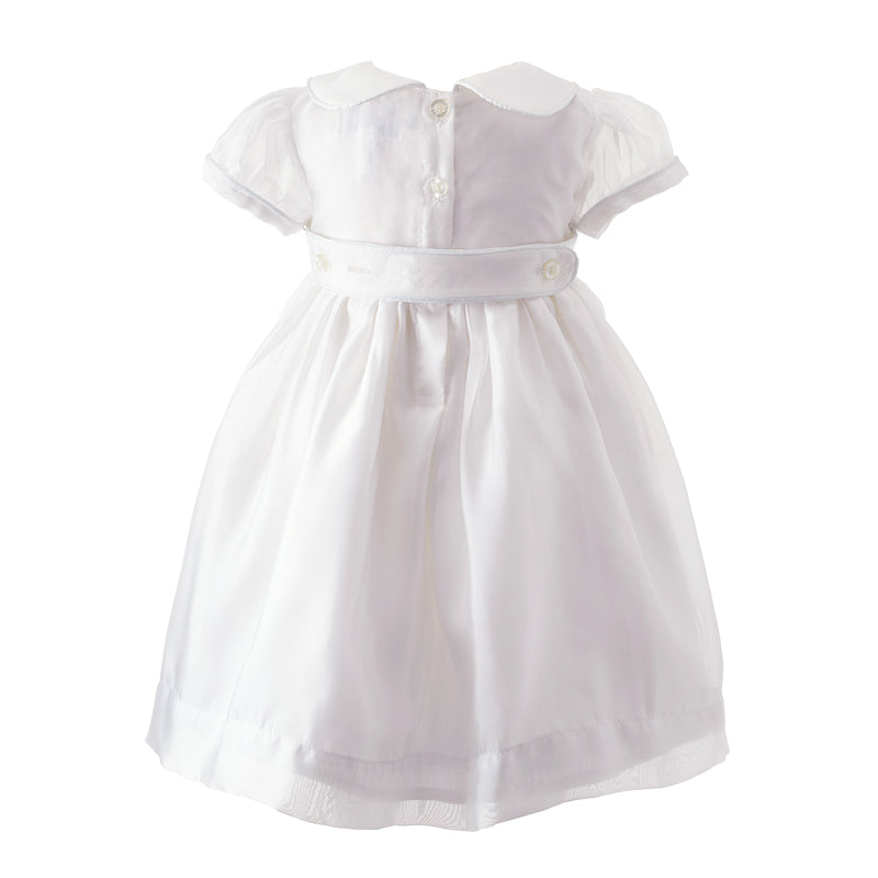 Organza Pintuck Dress