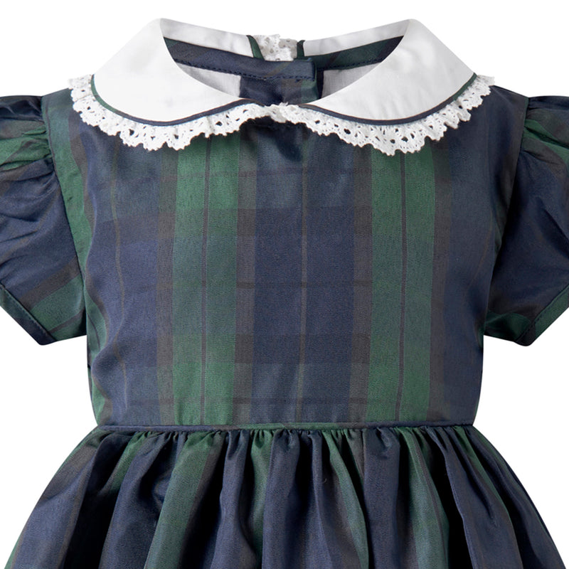 Navy Blackwatch Dress & Bloomers