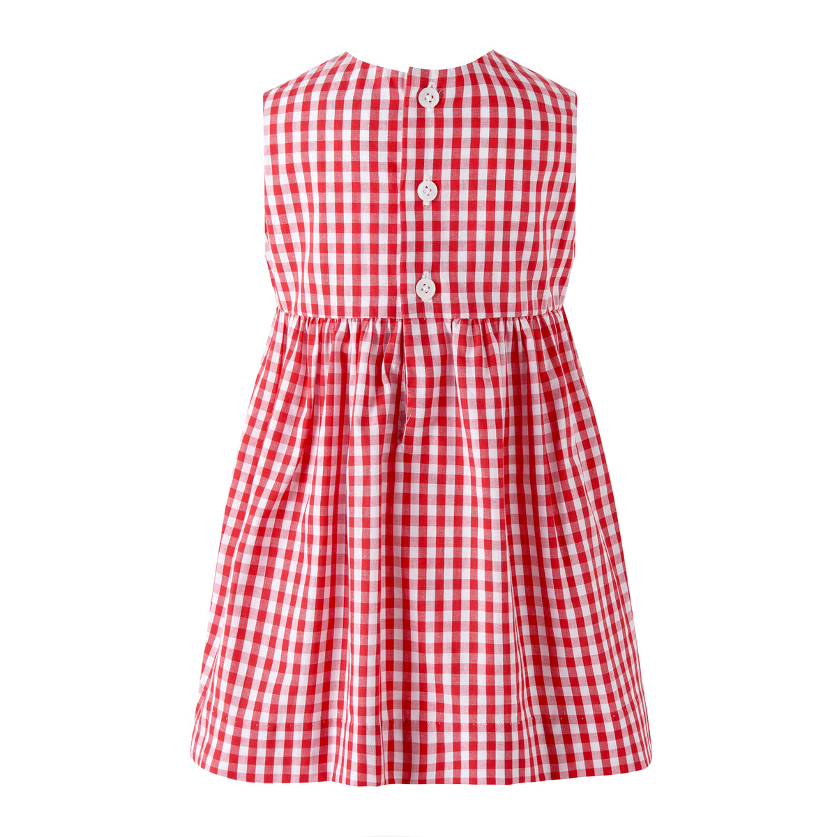Red Gingham Bow Dress & Bloomers