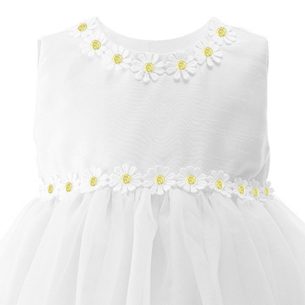 Ivory Daisy Tulle Dress