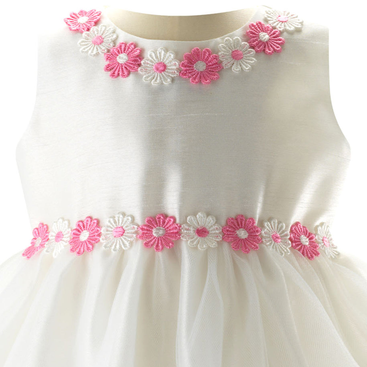 Pink Daisy Tulle Dress
