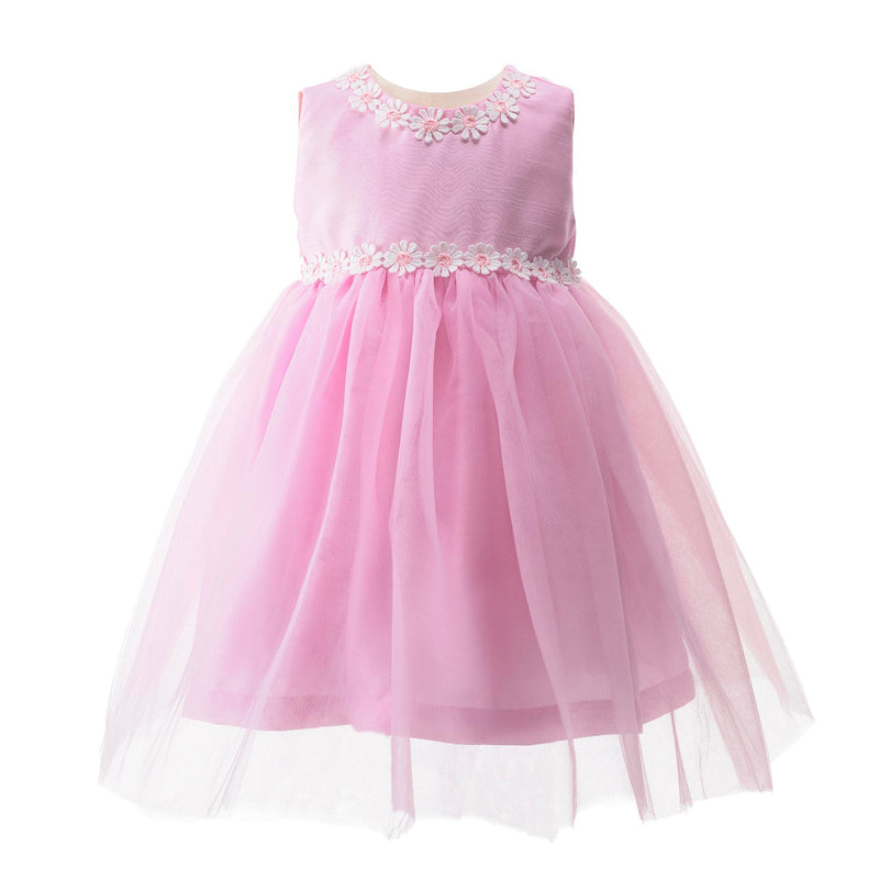 Pink Daisy Tulle Dress