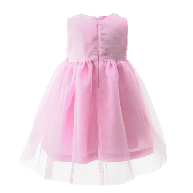 Pink Daisy Tulle Dress