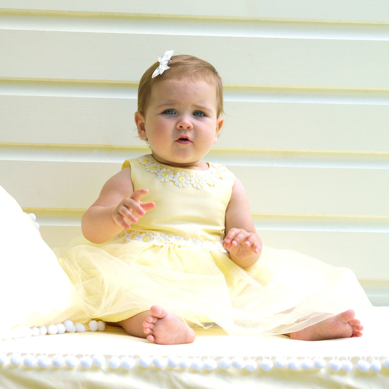 Yellow Daisy Tulle Dress