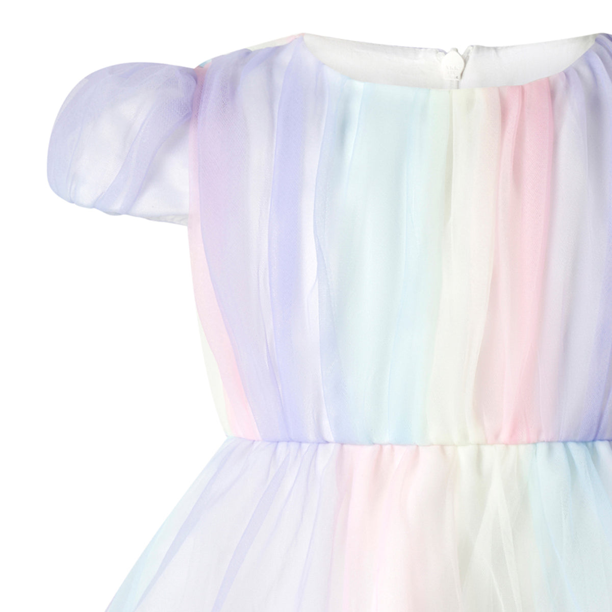 Rainbow Tulle Party Dress