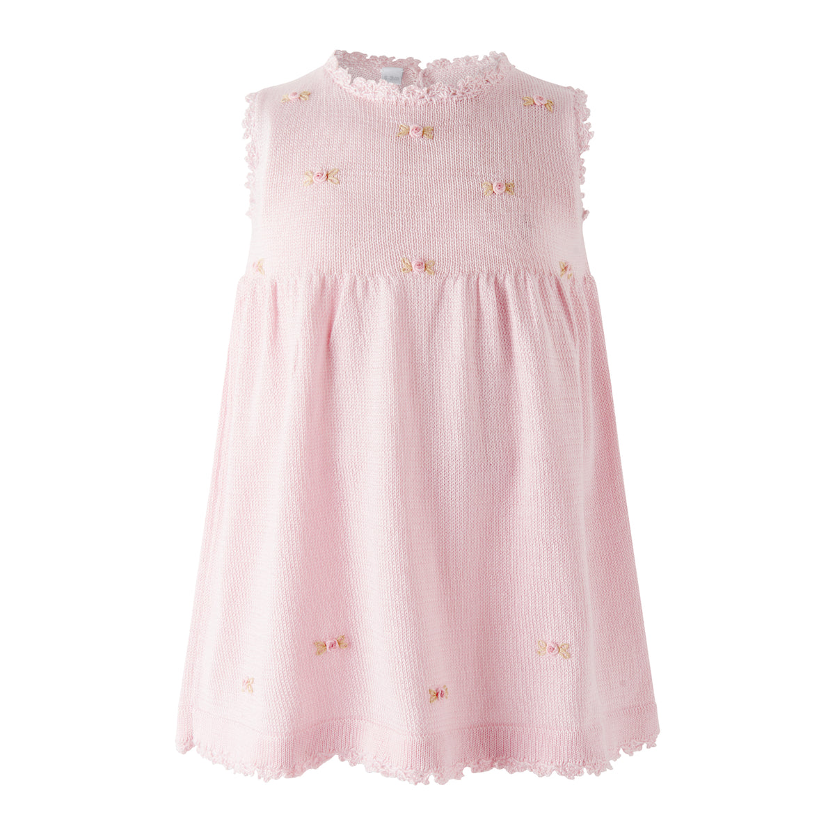 Rose Embroidered Dress and Bloomers