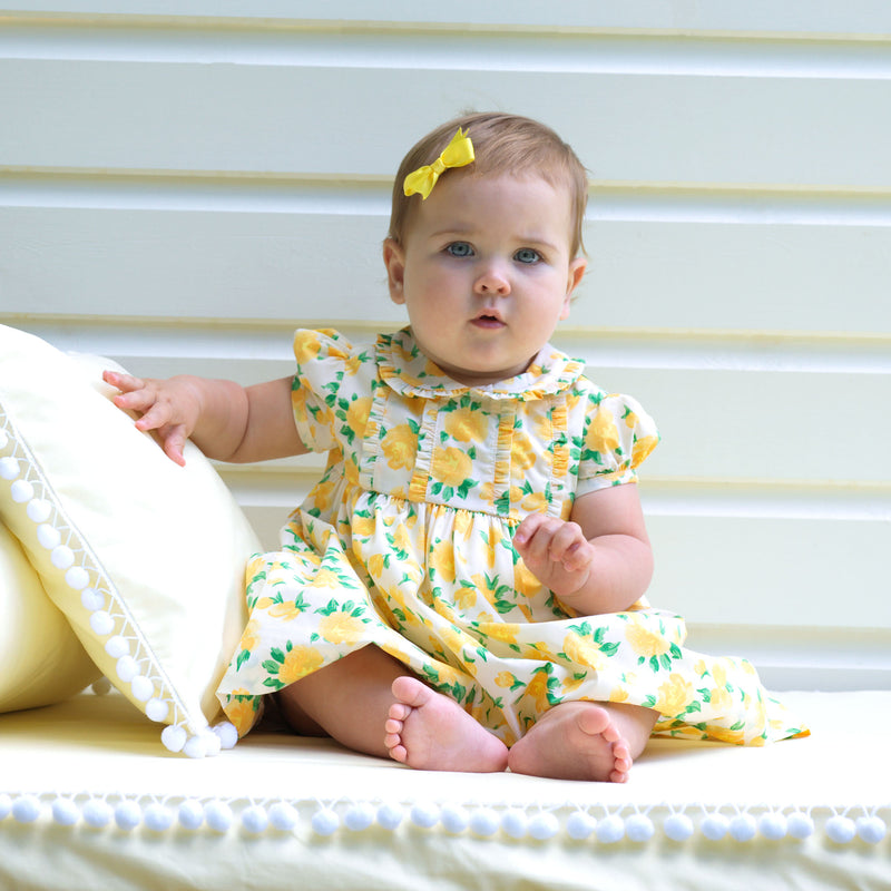 Marigold Frill Dress & Bloomers