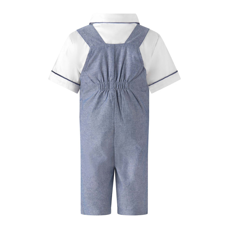 Chambray Dungaree Set