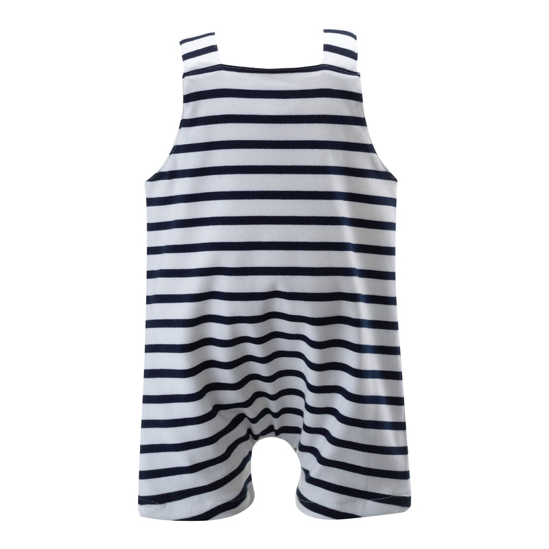 Stripe Anchor Jersey Dungarees