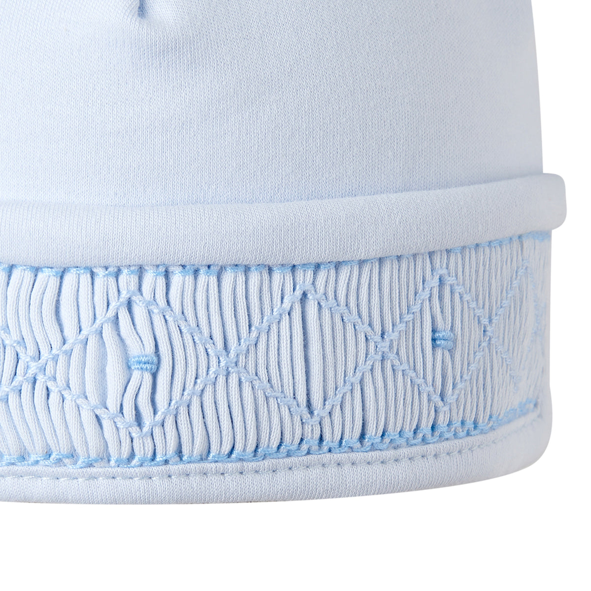 Blue Smocked Hat