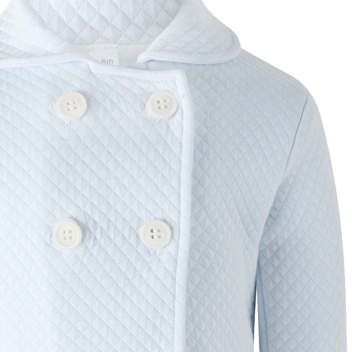 Blue Quilted Jacket