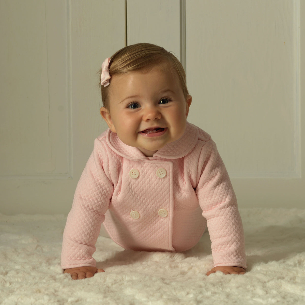 Pink Quilted Jacket