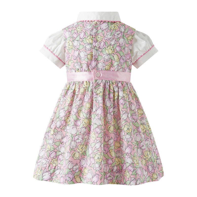 Tulip Pinafore & Blouse Set