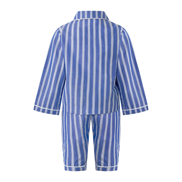 Classic Blue Double Stripe Pyjamas