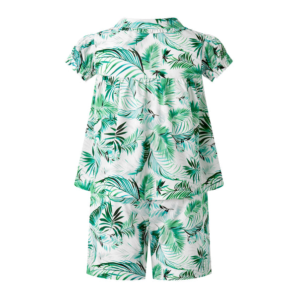 Palm Tree Babydoll Short Pyjamas