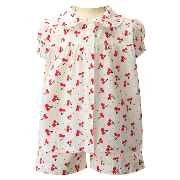 Cherry Babydoll Short Pyjamas