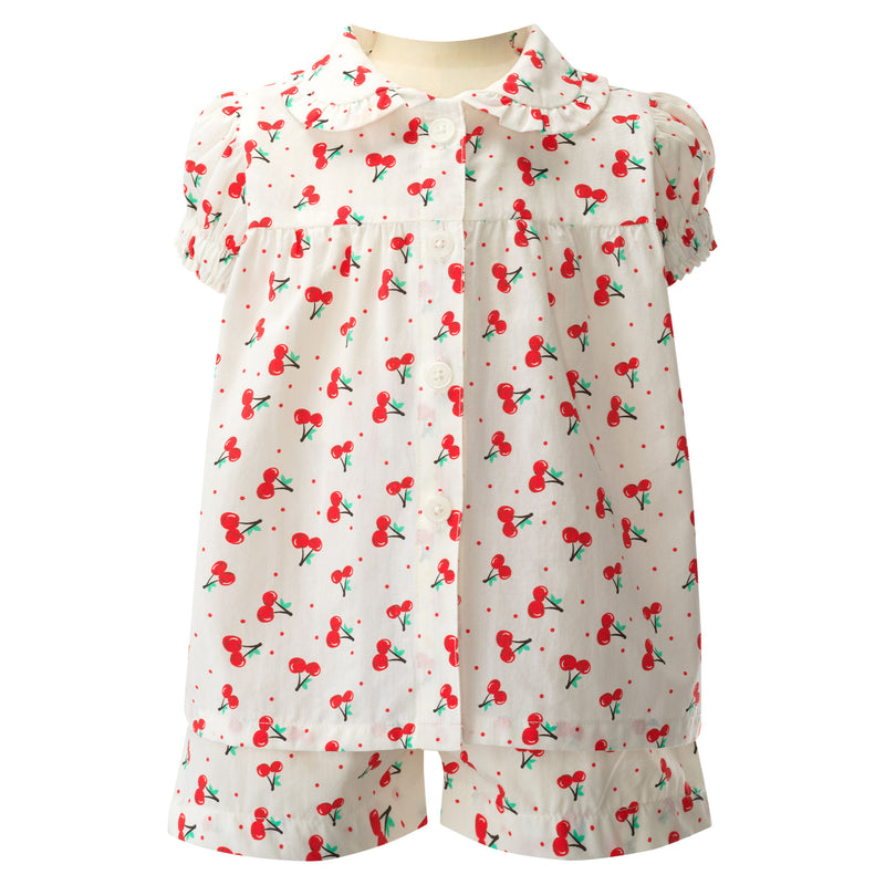 Cherry Babydoll Short Pyjamas
