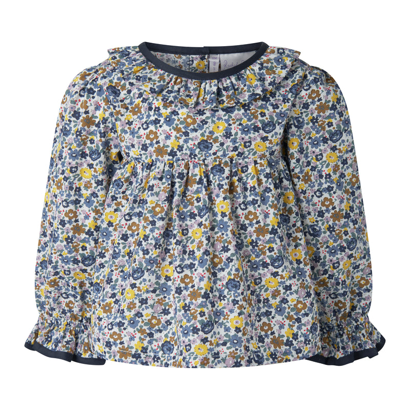 Floral Blouse & Leggings Set