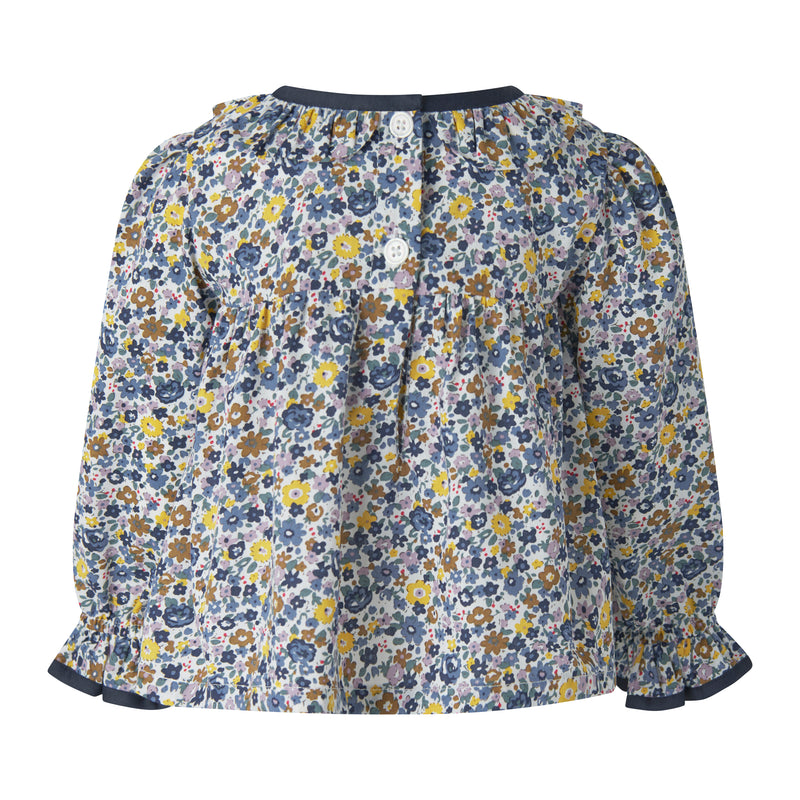 Floral Blouse & Leggings Set